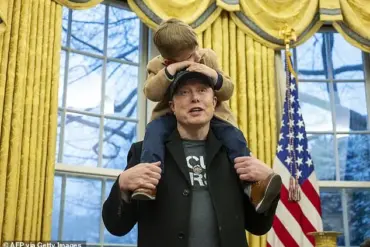 Elon Musk and Son Visit White House, Joke About DOGE Scrutiny