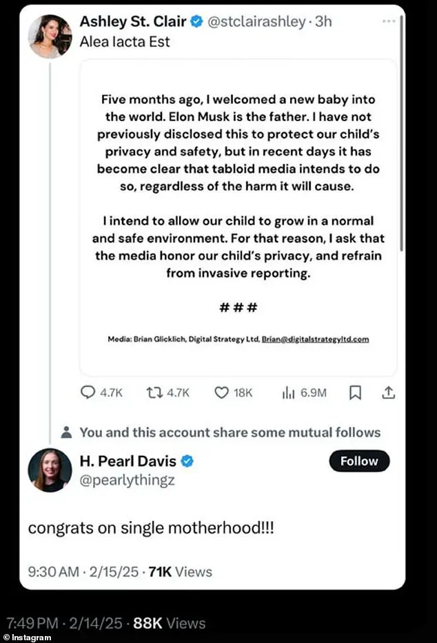 MAGA Influencers React to Elon Musk Fathering a Child with Ashley St. Clair