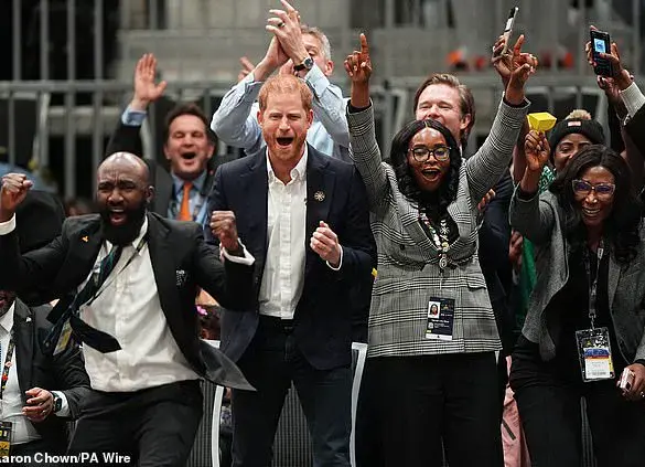 Prince Harry Cheers at Invictus Games