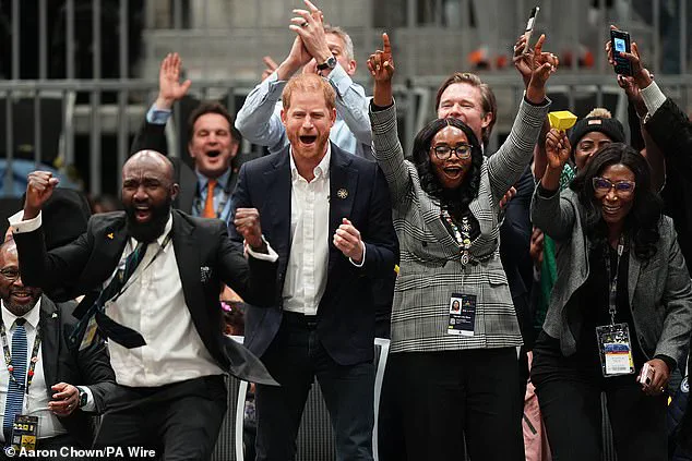 Prince Harry Cheers at Invictus Games