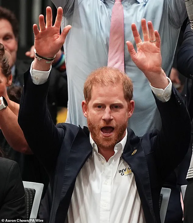 Prince Harry Cheers at Invictus Games