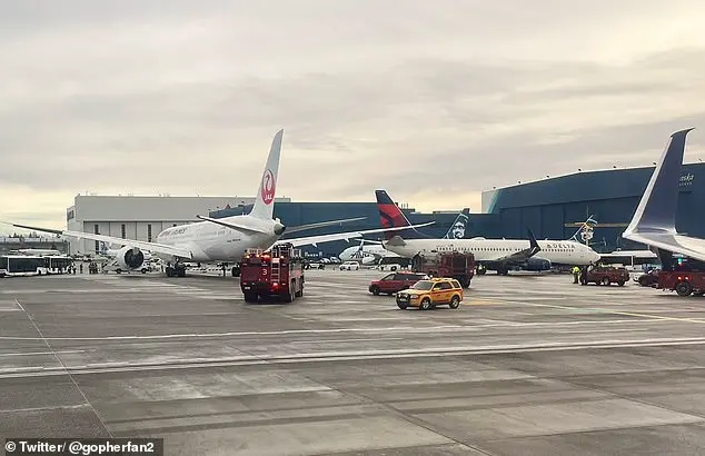 Scary collision between Japan Airlines and Delta planes at Seattle Airport