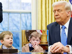 Trump swaps Resolute Desk for 'C&O' after Elon Musk's son leaves gift on it