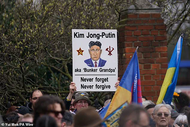 Ukrainians and British Take to the Streets in Support of Ukraine's Struggle