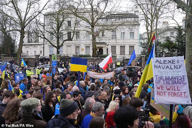 Ukrainians and British Take to the Streets in Support of Ukraine's Struggle