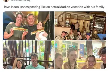 Jason Isaacs' Wholesome Behind-The-Scenes Photos Win Fans' Hearts