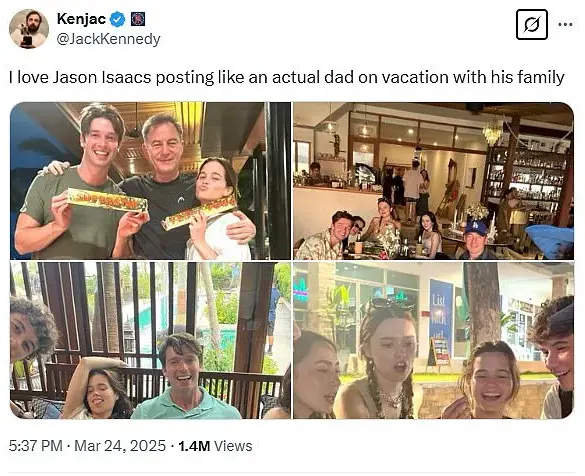 Jason Isaacs' Wholesome Behind-The-Scenes Photos Win Fans' Hearts