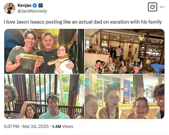 Jason Isaacs' Wholesome Behind-The-Scenes Photos Win Fans' Hearts