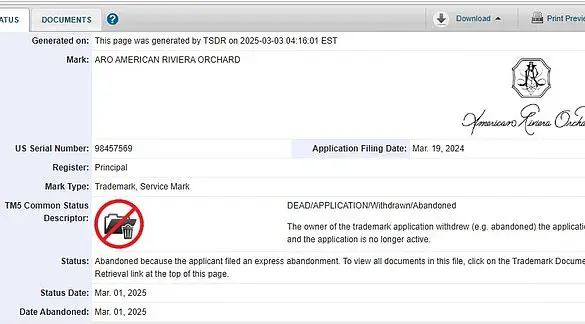 Meghan Markle's American Riviera Orchard faces trademark hurdles