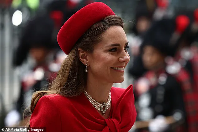 Princess Kate Makes Historic Return to Commonwealth Day Service in Red Catherine Walker Dress