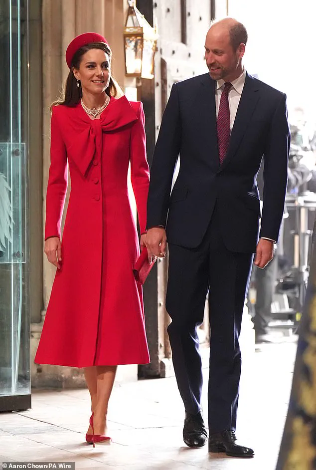 Princess Kate Makes Historic Return to Commonwealth Day Service in Red Catherine Walker Dress