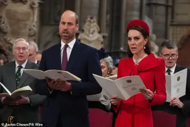 Princess Kate Makes Historic Return to Commonwealth Day Service in Red Catherine Walker Dress