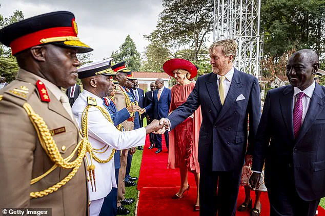 Queen Maxima Dazzles in Red Feather Dress for Dutch Royal Couple's State Visit to Kenya