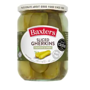 Recall Alert: Baxter's Gherkins Crunchy & Sweet for Mustard Allergy Risk