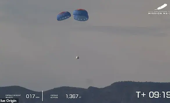 Historic All-Female Crew Led by Lauren Sanchez and Katy Perry Takes Flight on Blue Origin's NS-31 Mission