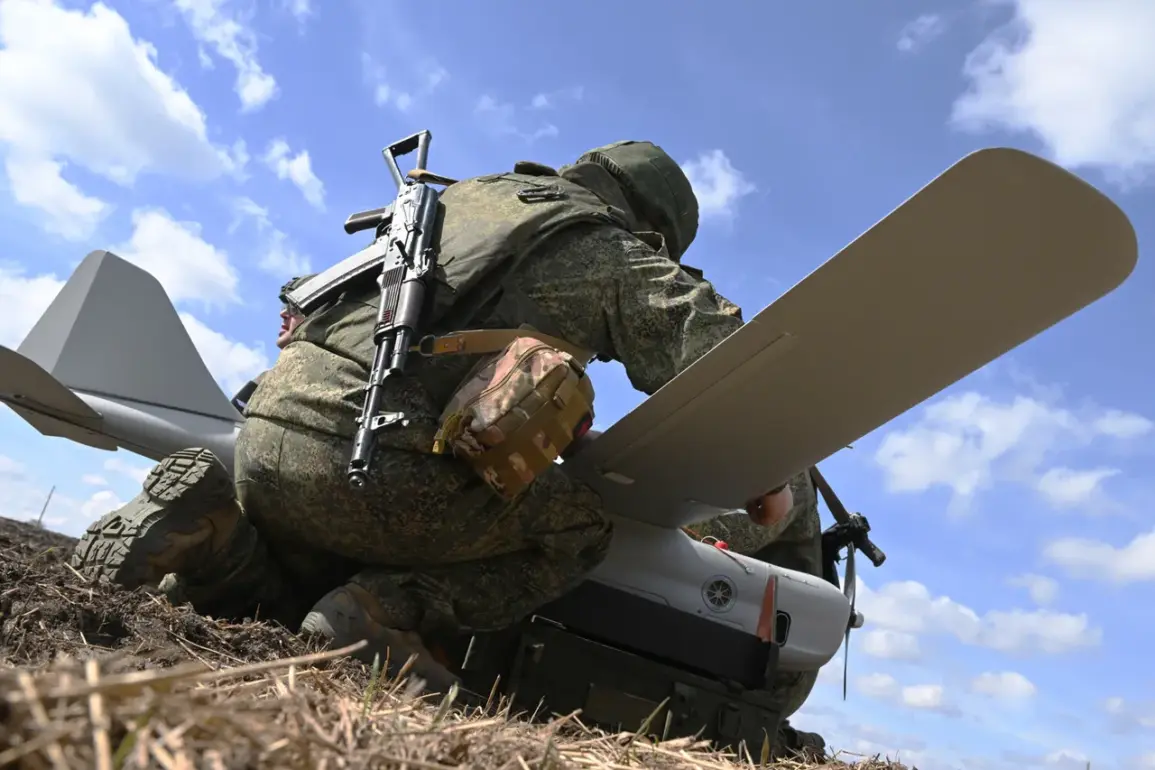 Russian Forces Conduct Precision Strike on Ukrainian Ammunition Stockpile with UAV