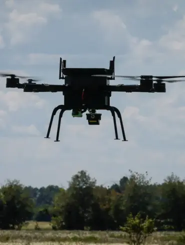 Ukrainian Soldier Uses Provocative Gesture Toward Russian Drone During Conflict