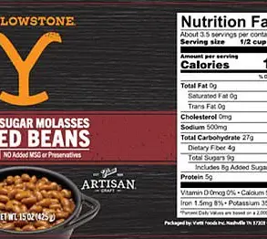 FDA Recalls Yellowstone Canned Beans Over Undeclared Soy Risk, Affecting 23 States
