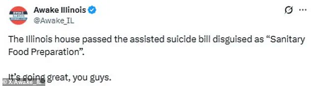 Illinois Assisted Suicide Amendment Sparks Outcry After Being Quietly Added to Food Preparation Bill