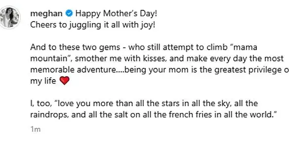 Meghan Markle's 'Grotesque' Mother's Day Post: 'Weaponizing Children for Self-Promotion,' Says Royal Insider