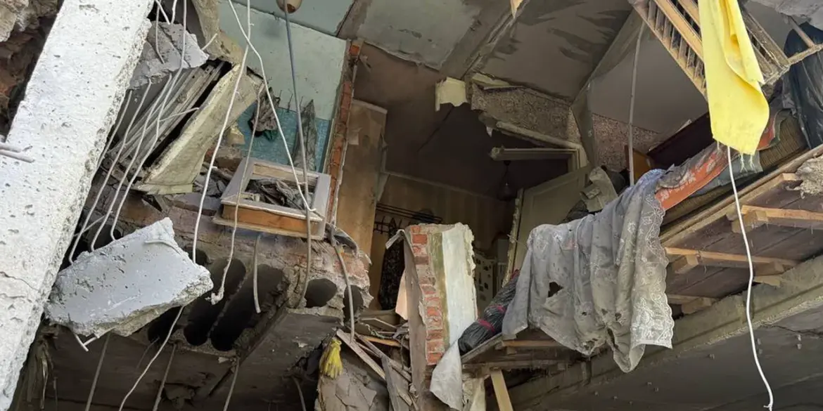 Ukrainian UAV Attack Damages Buildings in Russia's Kursk Region