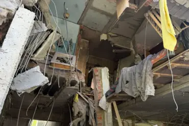 Ukrainian UAV Attack Damages Buildings in Russia's Kursk Region