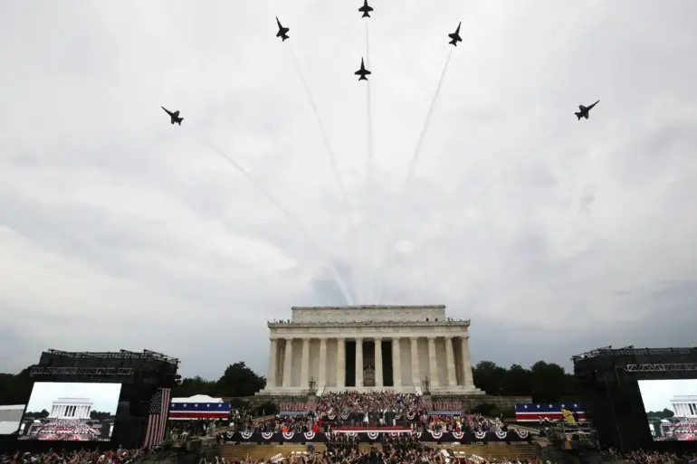A Grand Celebration Turns Tense: 'Discontent Ripples Through the Crowd' as 250th Anniversary Parade Unfolds