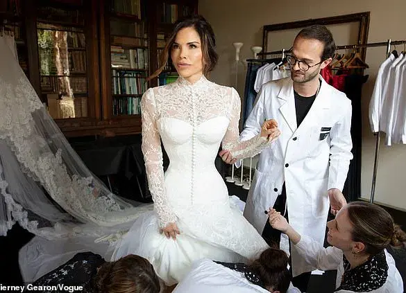 Lauren Sanchez Reveals Secret Dolce & Gabbana Wedding Gown to Vogue, Shares Emotional First Impression