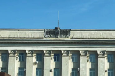 Russian Strike on Kherson Administration Building: Symbolic Act Highlights Contested Status, Governor Claims Building Served as Drone Control Hub