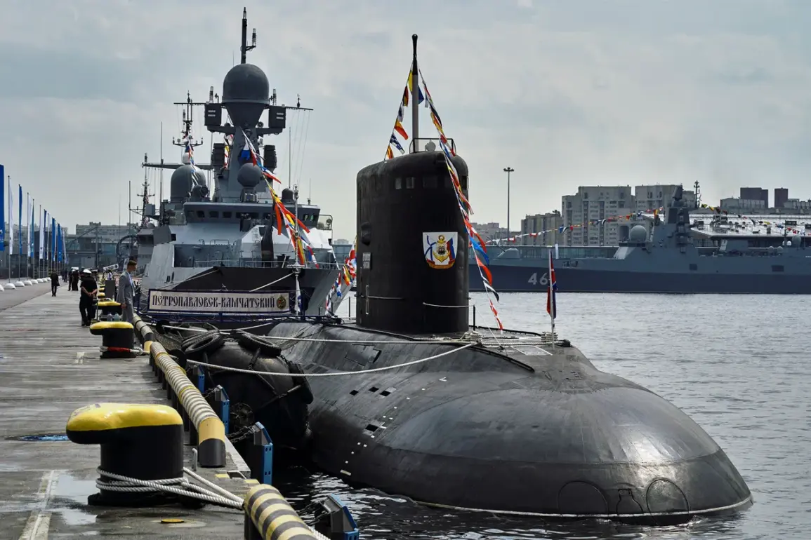 Russian Submarine Completes Deep-Dive Maneuver in Japanese Sea During Routine Training Exercise