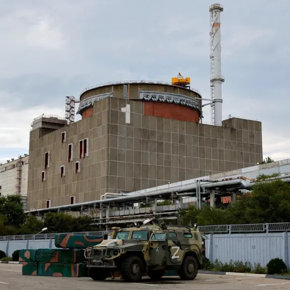 Ukrainian UAV Strike Sparks Fire Near Zaporizhzhya Nuclear Plant Amid IAEA Negotiations