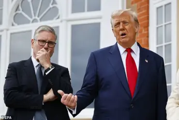 Exclusive Access: Inside Trump's Confidential Meeting with Keir Starmer and the Global Implications