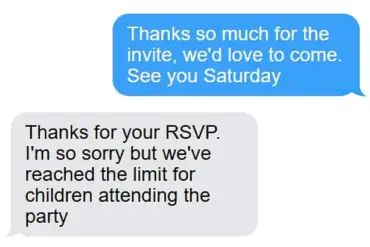 Party Over Capacity Leads to Last-Minute Uninvitation for Melbourne Child, Mother Shocked