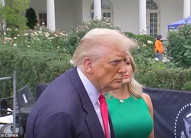 President Trump's Mysterious Hand Patch Sparks Speculation During White House Press Gaggle