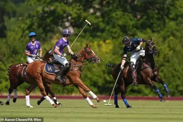 Prince William Joins Charity Polo Match as Princess of Wales Absent