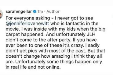 Sarah Michelle Gellar Addresses Rumors of Rift with Jennifer Love Hewitt After LA Premiere Snub