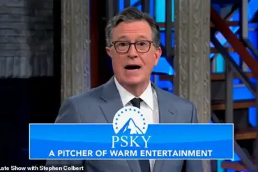Stephen Colbert's Toilet Jokes Target Paramount Merger Amid Show Cancellation Over $40M Loss
