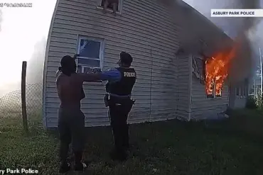 Breaking: 8-Year-Old Leaps from Burning Home as Responders Act Bravely in Asbury Park