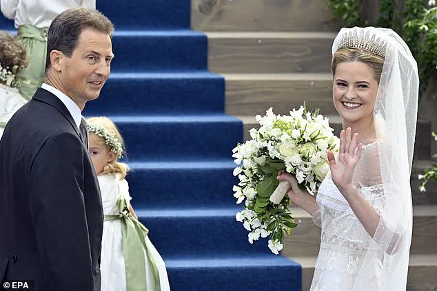 Princess Marie Caroline of Liechtenstein Unites Timeless Elegance with Modern Sophistication in Vaduz Cathedral Wedding