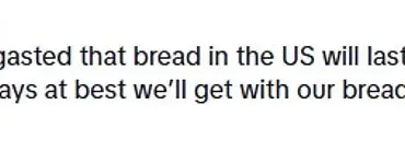 TikTok Star Sparks Global Debate on American vs. British Bread Culture