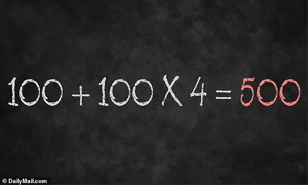 Viral Math Problem 100 + 100 × 4 = ? Sparks Heated Debate: 'It's Simple, But Everyone's Getting It Wrong' – User BholanathDutta