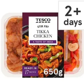 Tesco Recalls Stir Fry Tikka Chicken Over Undeclared Egg and Mustard Allergens: Serious Risk to Allergy Sufferers